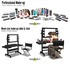 Professional Make-up créé par Aroundthesims