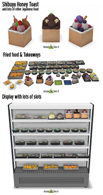 Shibuya Honey Toast créé par Aroundthesims