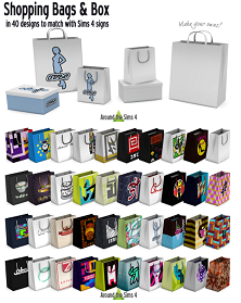 Shopping Bags & Box créé par Aroundthesims